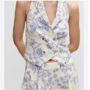 Jason Wu 2 piece set halter and linen pant